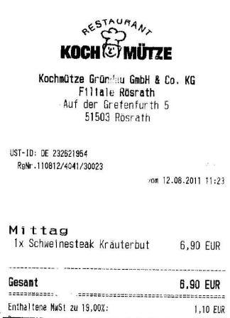 vtal Hffner Kochmtze Restaurant